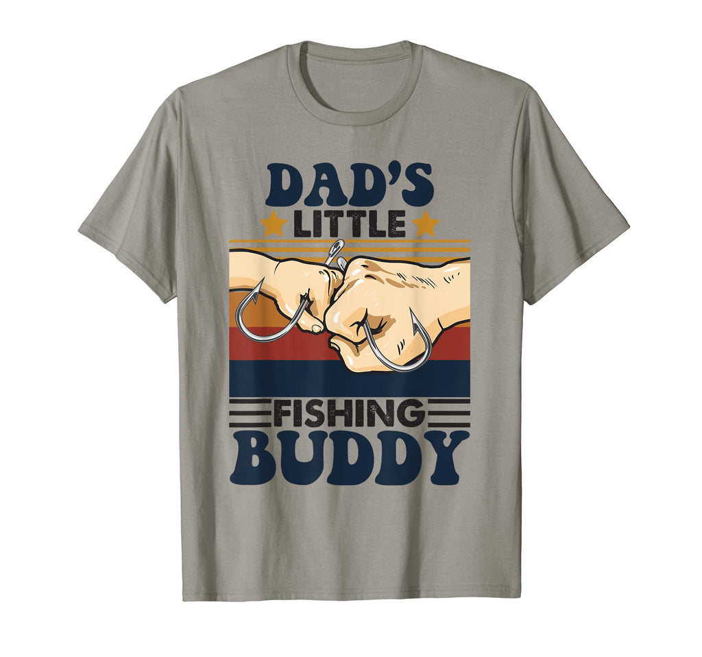 Dads Little Fishing Buddy Funny T-Shirt - Casual Everyday Wear for Adults - T-Shirt, Sweatshirt, Hoodie