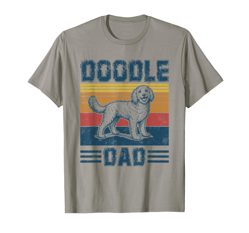 Funny Doodle Dad Dog Lover T-Shirt - Custom Art Print for Adults - T-Shirt, Sweatshirt, Hoodie