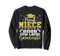 Proud Niece 2026 Cum Laude Graduate Sweatshirt - Unique Graphic Men Women - T-Shirt, Sweatshirt, Hoodie
