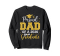 Senior 2026 Proud Dad 2026 Graduate Sweatshirt - Graphic Print Unisex - T-Shirt, Sweatshirt, Hoodie