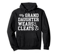My Granddaughter Soccer Grandpa Soccer Hoodie - Custom Art Print Men Women - T-Shirt, Sweatshirt, Hoodie