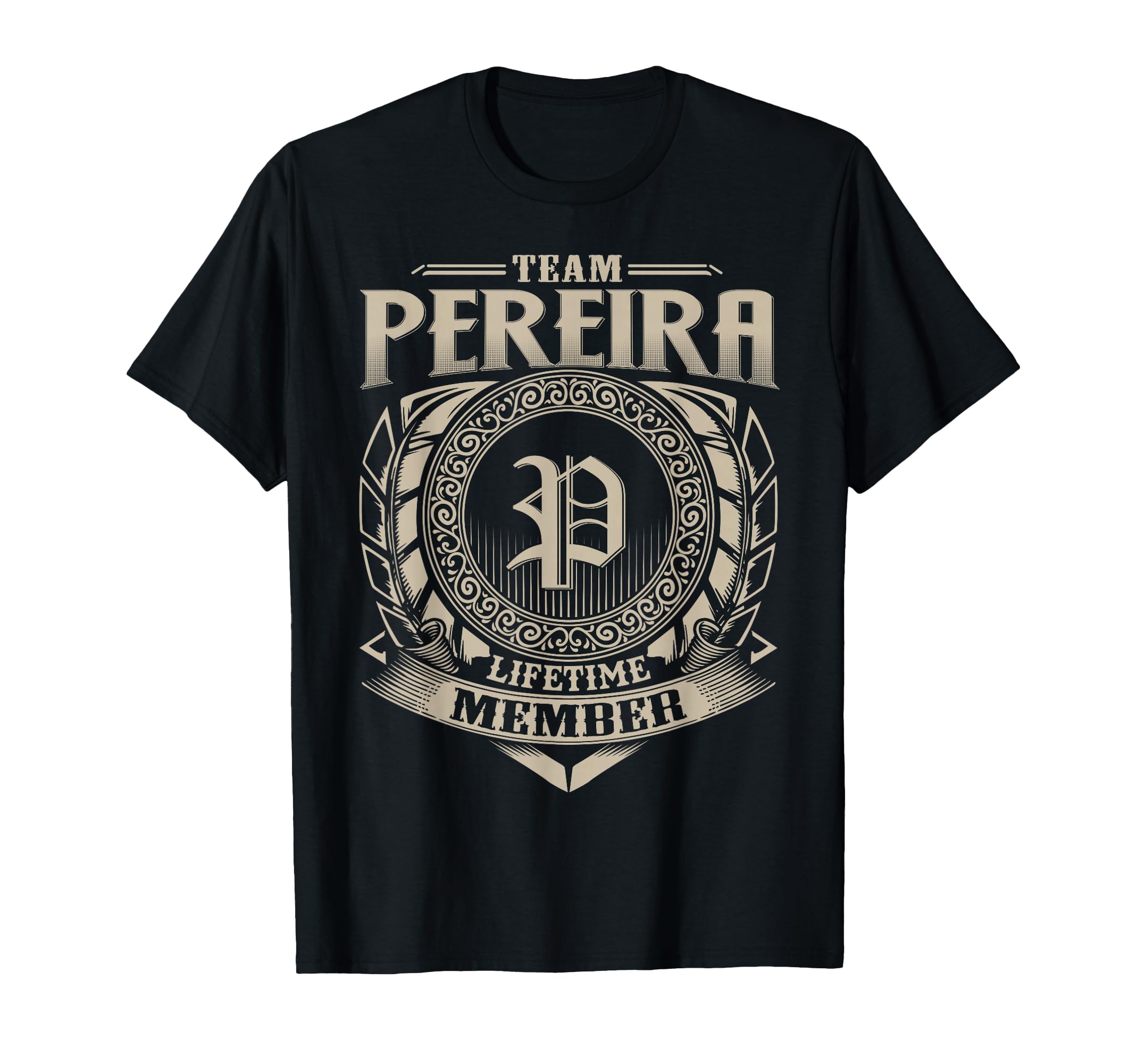 Team Pereira Lifetime Member Surname T-Shirt - Unique Graphic for Adults - T-Shirt, Sweatshirt, Hoodie