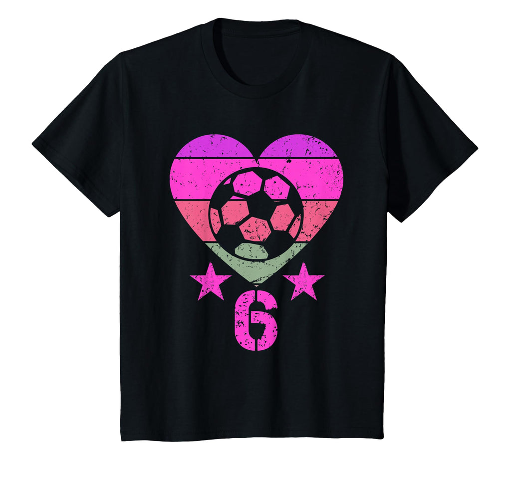 Soccer Birthday 6 Year Old Sixth 6Th T-Shirt - Graphic Print for Adults - T-Shirt, Sweatshirt, Hoodie
