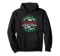 Soccer Player Santa Claus Funny Hoodie - Aesthetic Graphic for Adults - T-Shirt, Sweatshirt, Hoodie