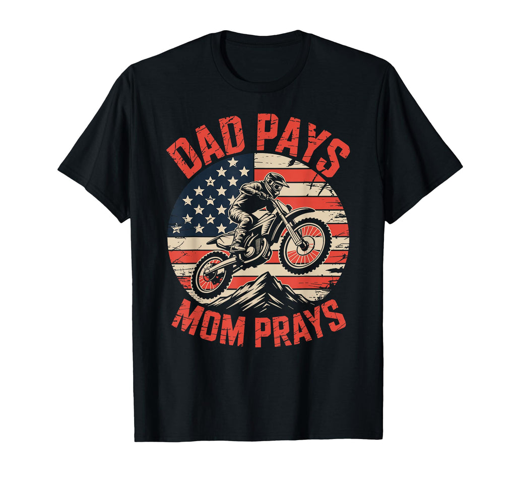 Dirt Bike Motorcross Mx Rider Dad Pays T-Shirt - Novelty Apparel Unisex - T-Shirt, Sweatshirt, Hoodie