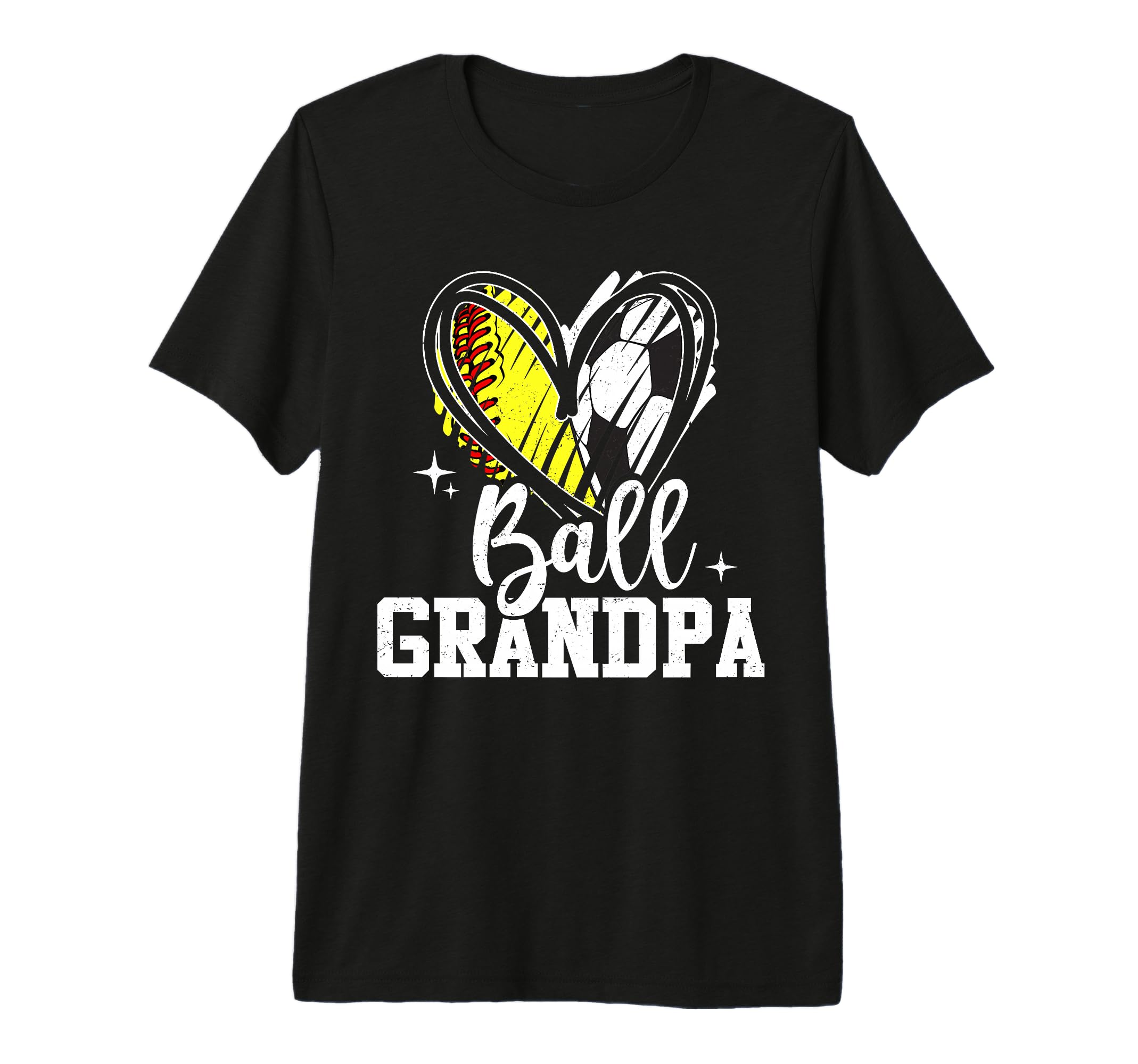 Ball Grandpa Softball Soccer T-Shirt - Casual Everyday Wear for Adults - T-Shirt, Sweatshirt, Hoodie