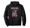 Just Who Really Loves Fishing Her Dad Hoodie - Minimalist Print Unisex - T-Shirt, Sweatshirt, Hoodie