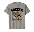 Soccer Grandma Leopard Heart Funny T-Shirt - Novelty Apparel Men Women - T-Shirt, Sweatshirt, Hoodie
