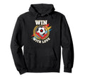 Win Love Soccer Team Spirit Player Hoodie - Streetwear Style for Adults - T-Shirt, Sweatshirt, Hoodie