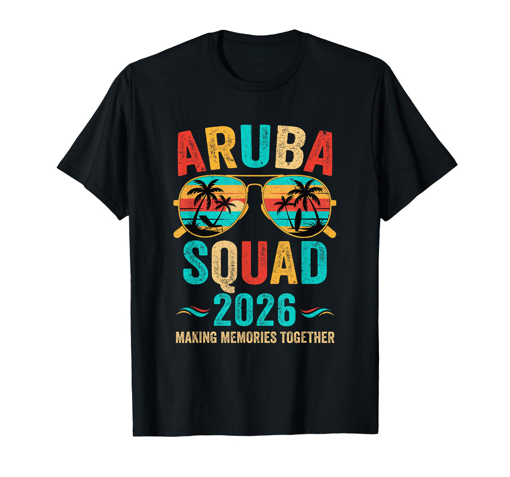 Aruba Vacation Squad 2026 Family T-Shirt - Casual Everyday Wear Men Women - T-Shirt, Sweatshirt, Hoodie