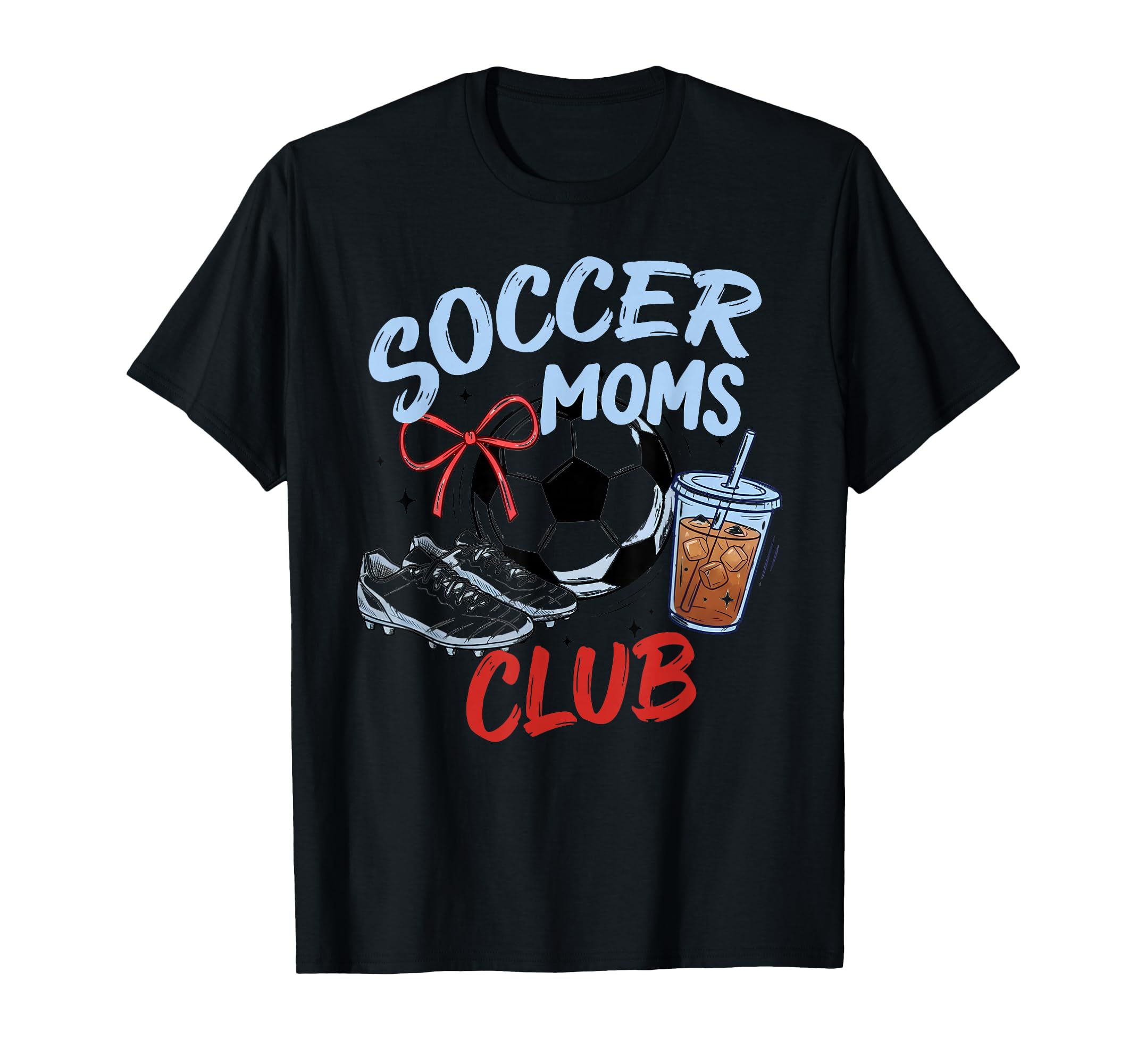 Coquette Soccer Moms Club Game Day T-Shirt - Trendy Graphic for Adults - T-Shirt, Sweatshirt, Hoodie