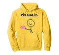Funny Brain Plz Use It Use Brain Jokes Hoodie - Casual Everyday Wear Unisex - T-Shirt, Sweatshirt, Hoodie