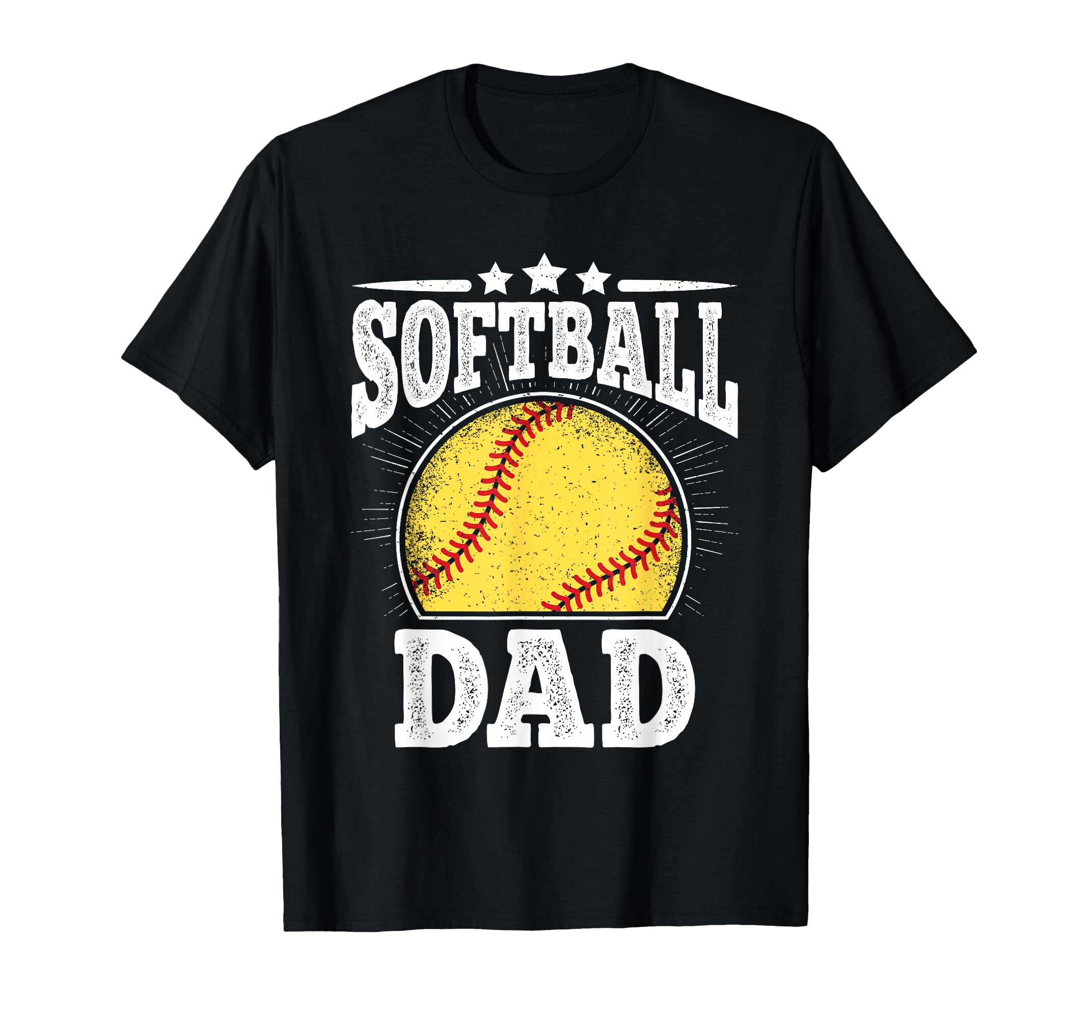 Funny Softball Dad Daddy Softball Player T-Shirt - Unique Graphic Unisex - T-Shirt, Sweatshirt, Hoodie