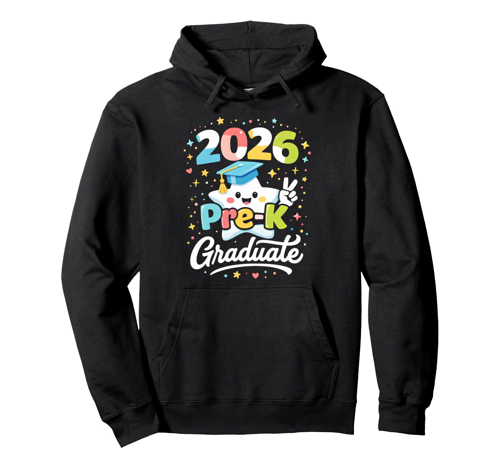 Pre K Graduate School Class 2026 Hoodie - Fun Novelty Design for Adults - T-Shirt, Sweatshirt, Hoodie