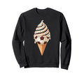 Ice Cream Soccer Ball Drip Game Sweatshirt - Fun Novelty Design Men Women - T-Shirt, Sweatshirt, Hoodie
