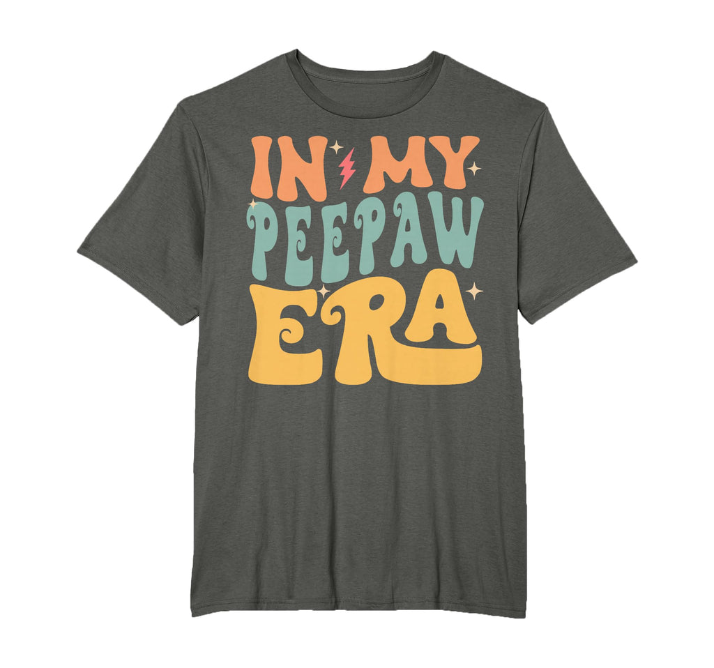 My Peepaw Era Groovy Funny Grandpa T-Shirt - Novelty Apparel for Adults - T-Shirt, Sweatshirt, Hoodie