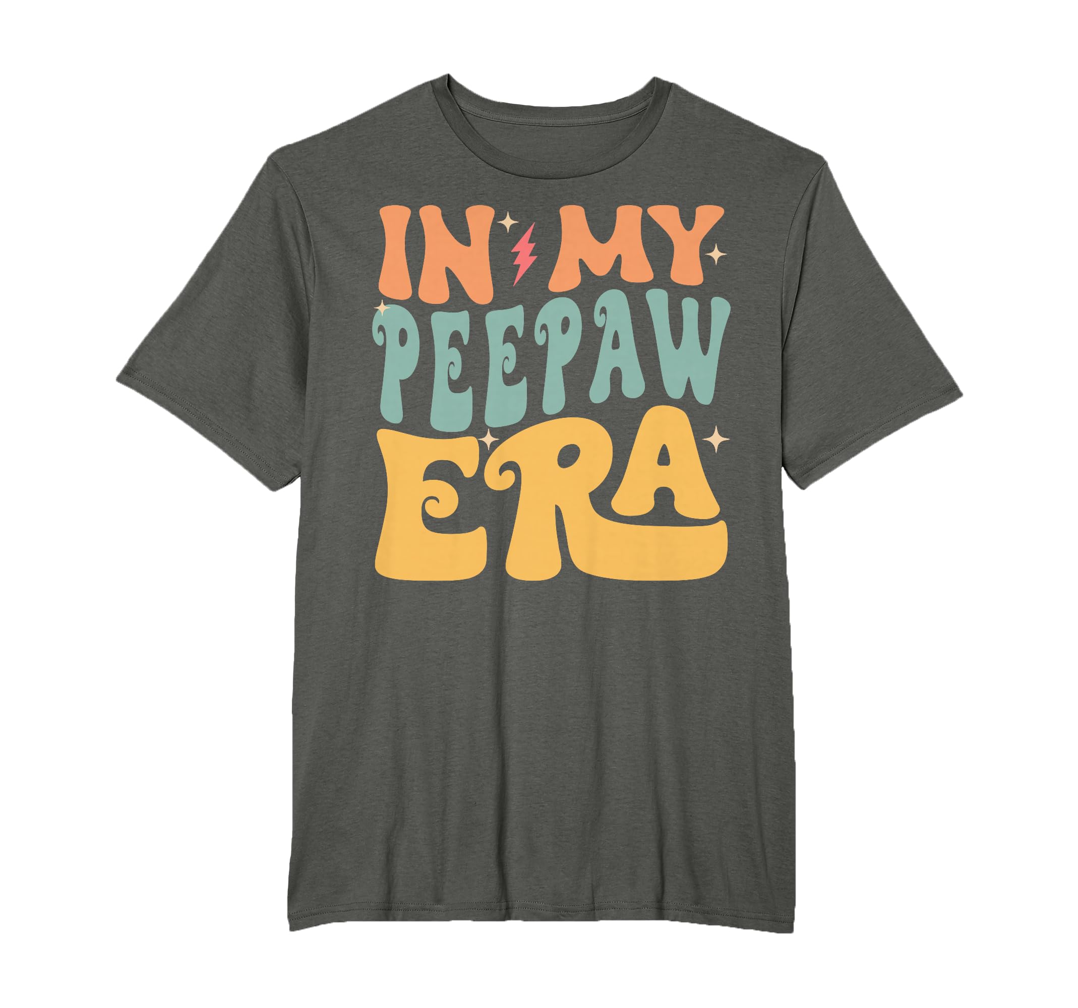 My Peepaw Era Groovy Funny Grandpa T-Shirt - Novelty Apparel for Adults - T-Shirt, Sweatshirt, Hoodie