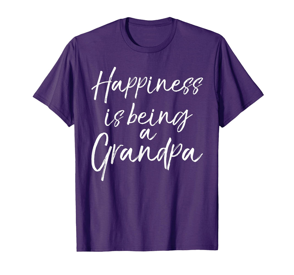 Fathers Day Grandfather Gift Happiness T-Shirt - Graphic Print Men Women - T-Shirt, Sweatshirt, Hoodie
