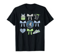 Nba Minnesota Timberwolves Bow Grid T-Shirt - Fun Novelty Design Men Women - T-Shirt, Sweatshirt, Hoodie