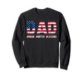 Gift Dad Patriotic Dad Usa Flag Sweatshirt - Aesthetic Graphic for Adults - T-Shirt, Sweatshirt, Hoodie