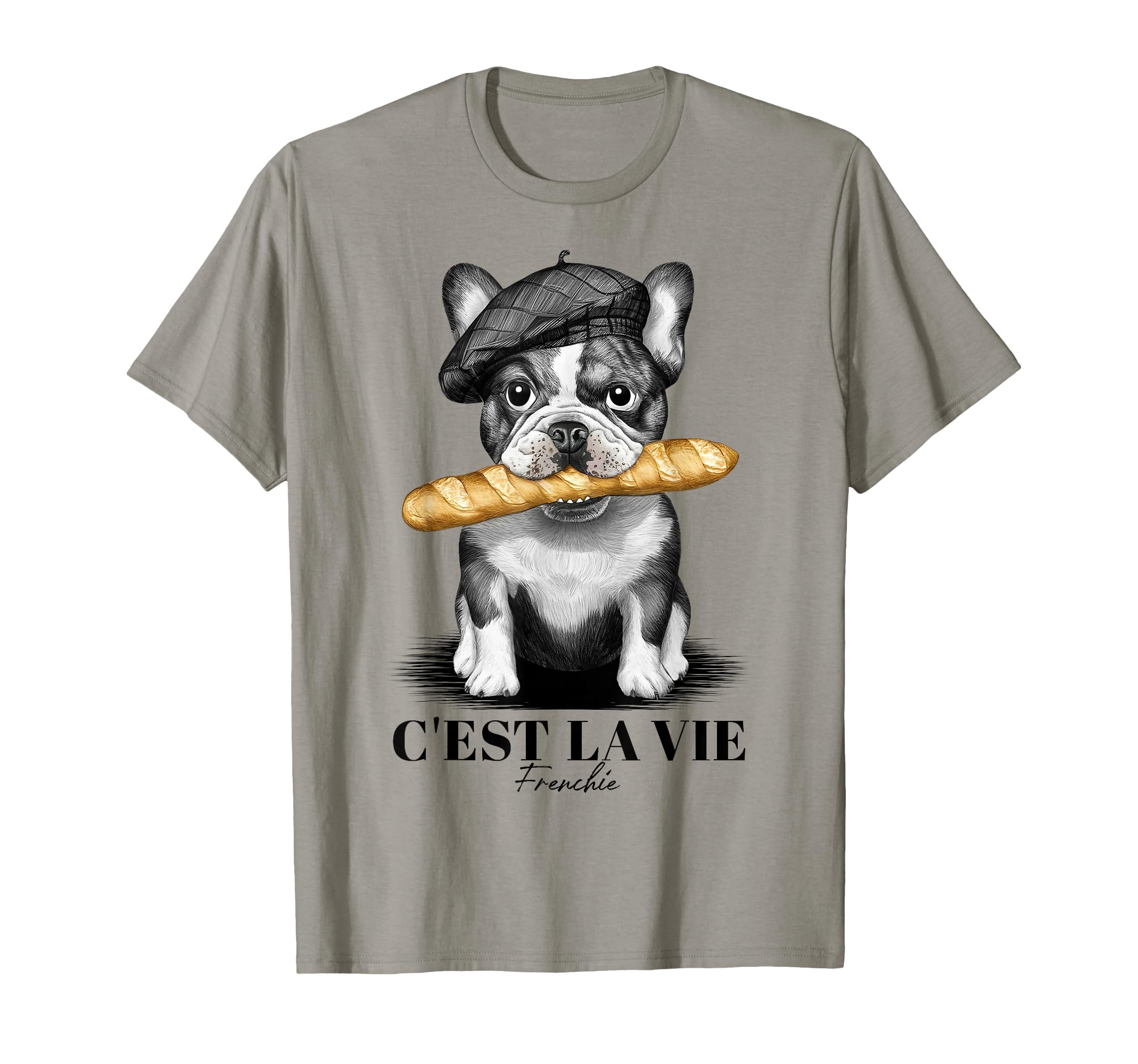 French Bulldog Frenchie Dog Lover T-Shirt - Casual Everyday Wear Men Women - T-Shirt, Sweatshirt, Hoodie