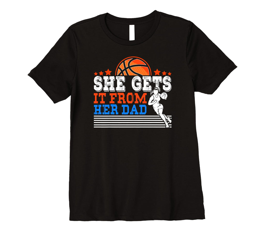 Womens Womens Basketball Dad Coach T-Shirt - Streetwear Style for Adults - T-Shirt, Sweatshirt, Hoodie