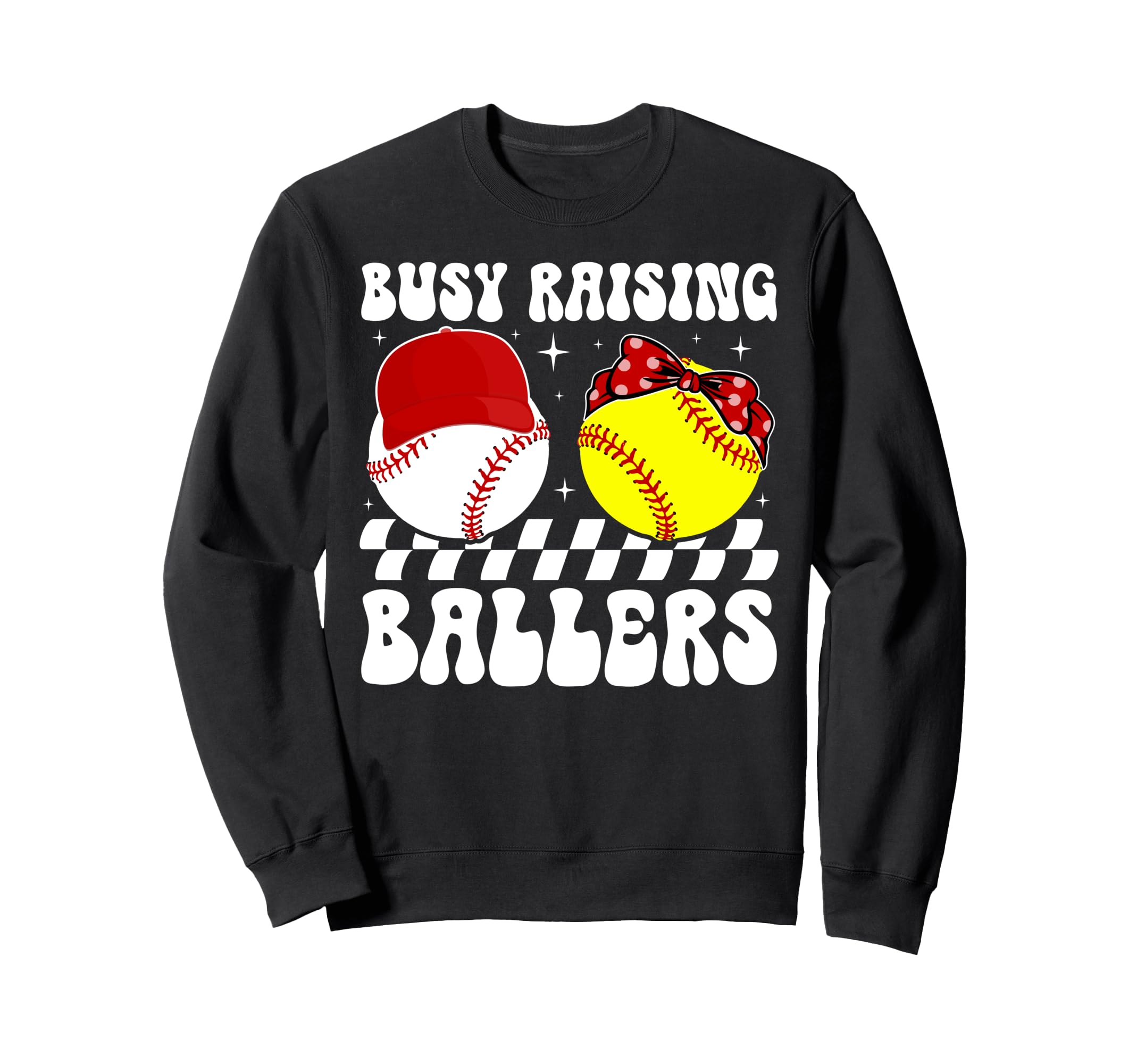 Busy Raising Ballers Baseball Sweatshirt - Streetwear Style Men Women - T-Shirt, Sweatshirt, Hoodie