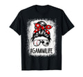 Bleached Gammi Life Soccer Messy Bun T-Shirt - Custom Art Print Men Women - T-Shirt, Sweatshirt, Hoodie