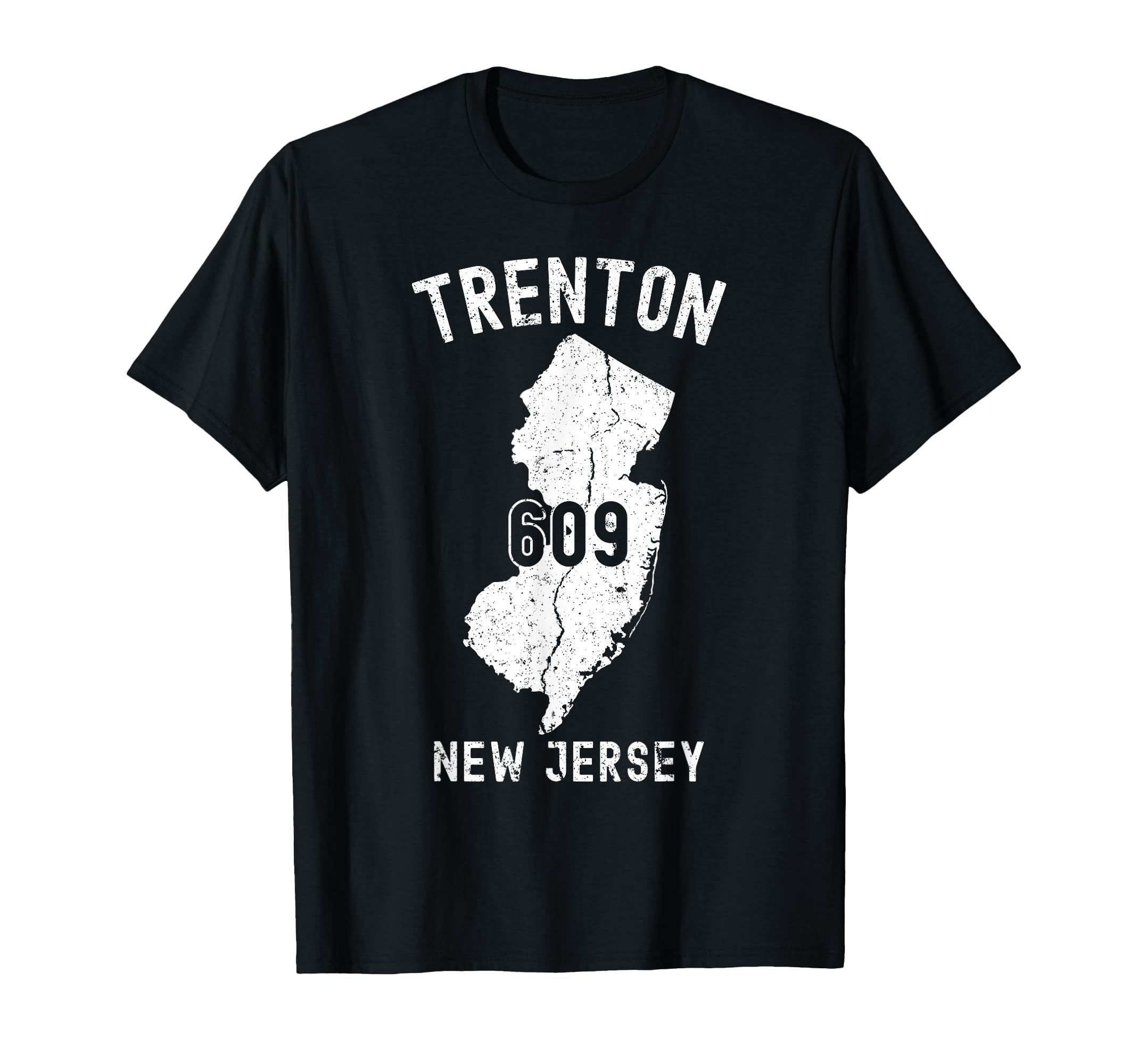 Trenton New Jersey Nj 609 Athletic T-Shirt - Graphic Print Men Women - T-Shirt, Sweatshirt, Hoodie