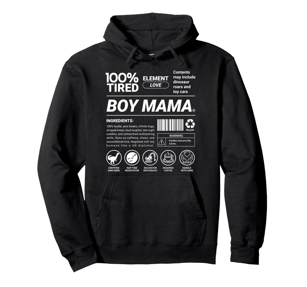 100 Tired Mama Mom Definition Hoodie - Aesthetic Graphic Unisex - T-Shirt, Sweatshirt, Hoodie