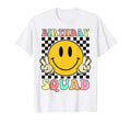 Birthday Squad Groovy Matching Family T-Shirt - Aesthetic Graphic Unisex - T-Shirt, Sweatshirt, Hoodie