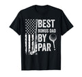 Best Bonus Dad Par Usa Flag Golf T-Shirt - Aesthetic Graphic for Adults - T-Shirt, Sweatshirt, Hoodie