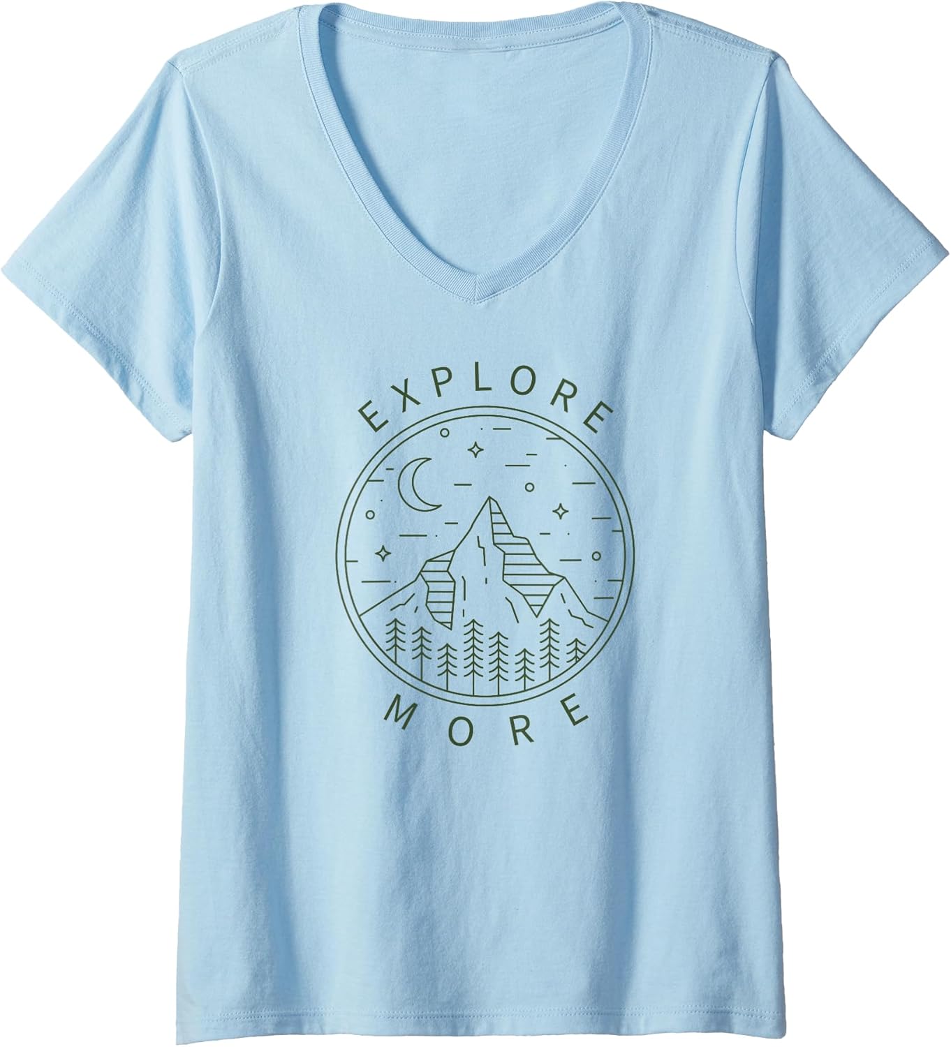 Womens Explore More Minimalist Mountains Hiking Hiker - Adult & Kids T-Shirts, Sweatshirts & Hoodies apparel design preview 1