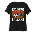 Busy Raising Ballers Soccer Hockey T-Shirt - Minimalist Print Men Women - T-Shirt, Sweatshirt, Hoodie