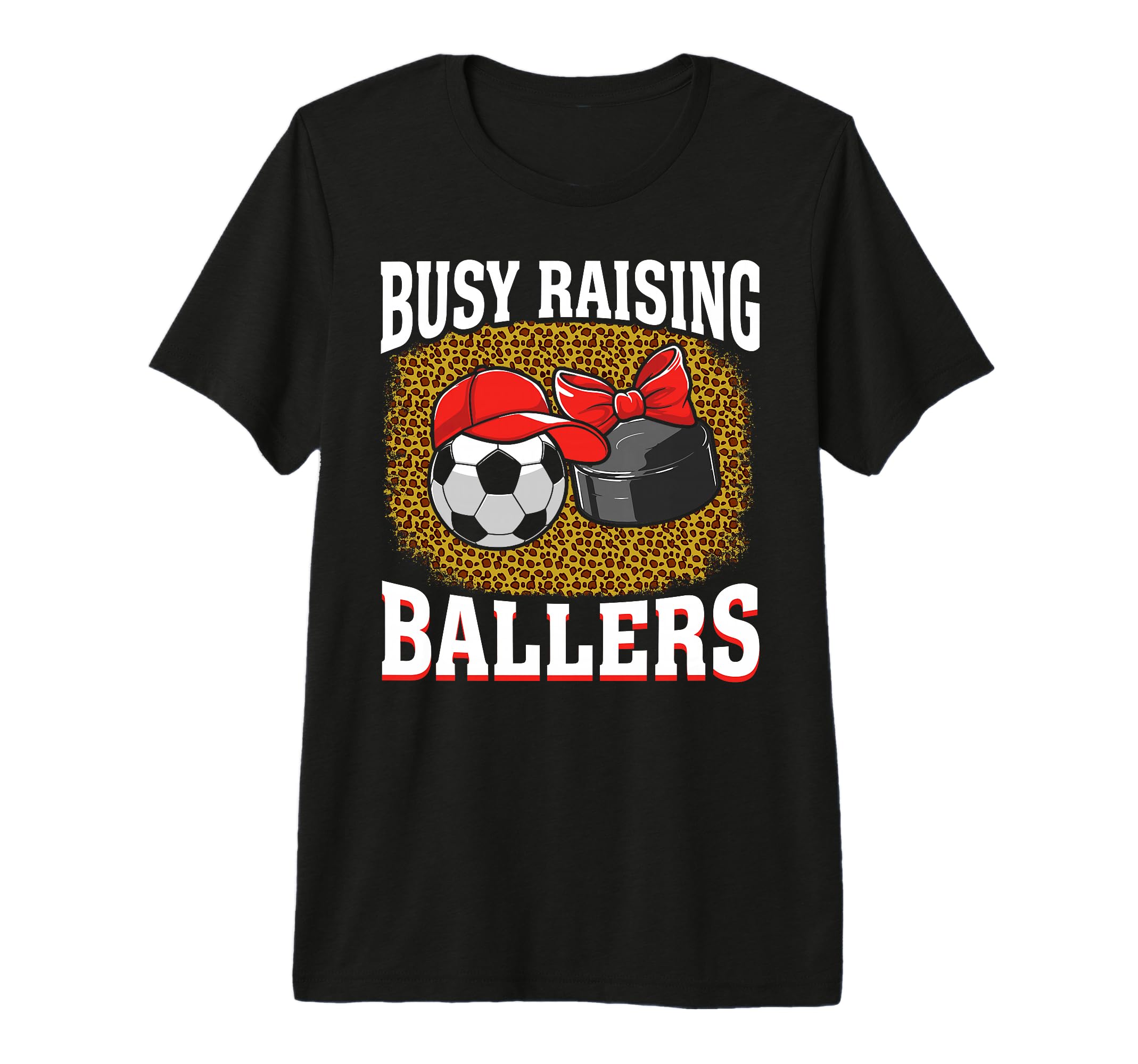Busy Raising Ballers Soccer Hockey T-Shirt - Minimalist Print Men Women - T-Shirt, Sweatshirt, Hoodie
