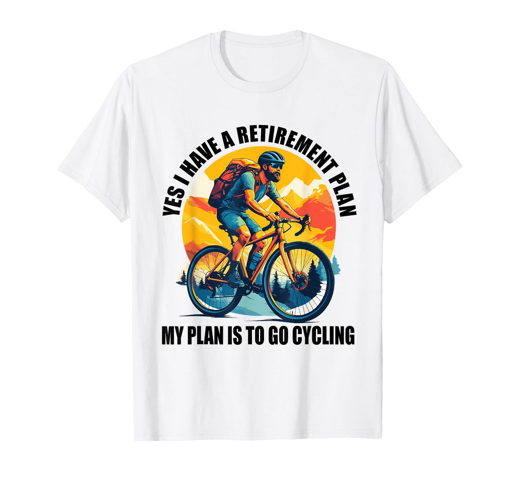 Cycling Dad Funny Mtb Gravel Bike T-Shirt - Minimalist Print Men Women - T-Shirt, Sweatshirt, Hoodie