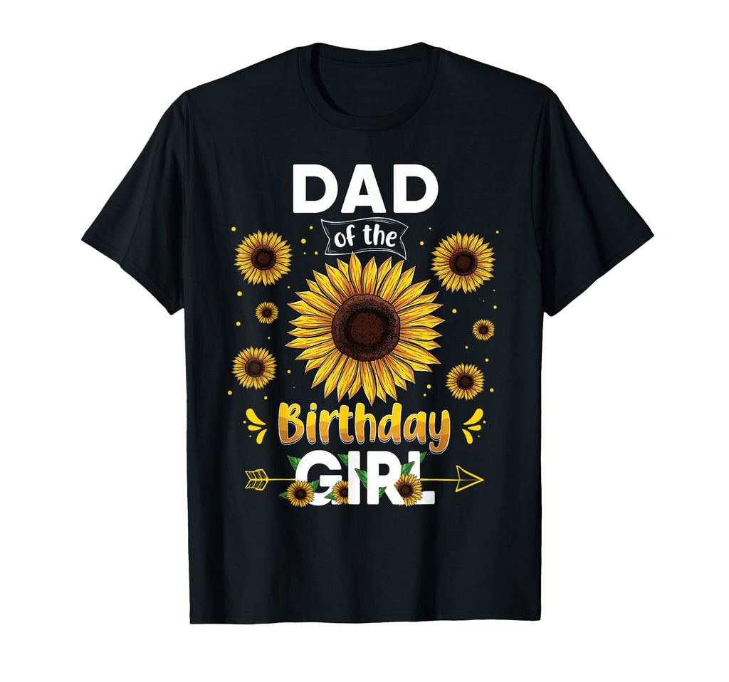 Dad Birthday Sunflower Party Family T-Shirt - Minimalist Print for Adults - T-Shirt, Sweatshirt, Hoodie
