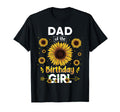 Dad Birthday Sunflower Party Family T-Shirt - Minimalist Print for Adults - T-Shirt, Sweatshirt, Hoodie