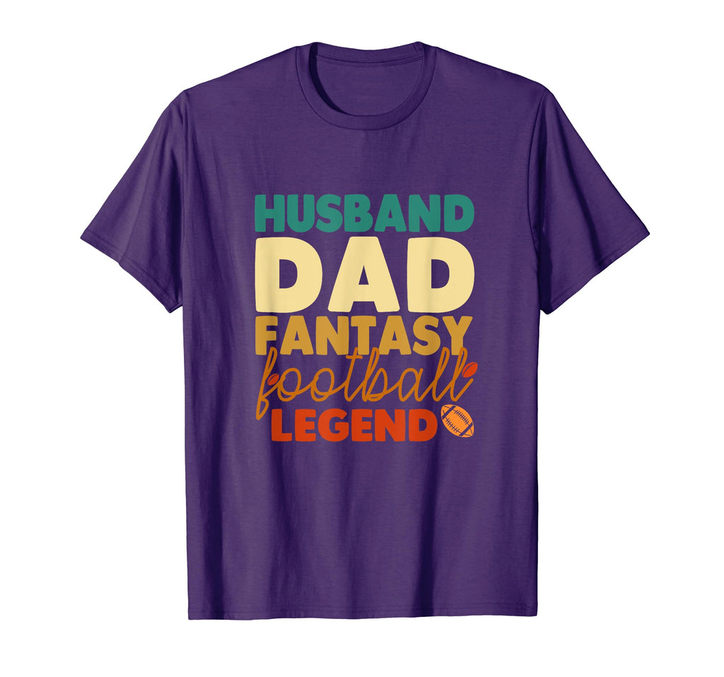 Mens Husband Dad Fantasy Football T-Shirt - Casual Everyday Wear Unisex - T-Shirt, Sweatshirt, Hoodie