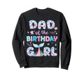 Dad Birthday Mermaid Family Sweatshirt - Unique Graphic for Adults - T-Shirt, Sweatshirt, Hoodie