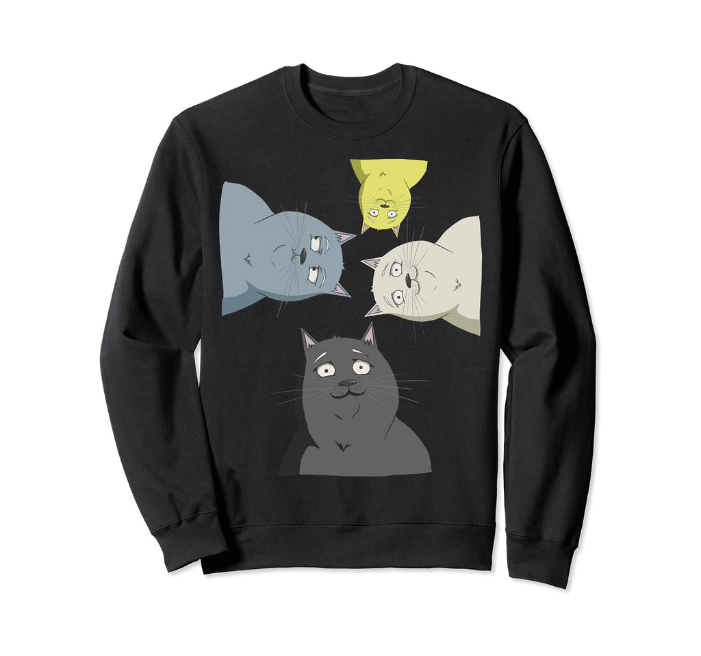 Funny Cats Cat Mom Dad Sweatshirt - Casual Everyday Wear for Adults - T-Shirt, Sweatshirt, Hoodie