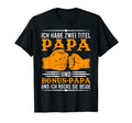 Mens Bonus Papa Step Dad Gift Fathers T-Shirt - Trendy Graphic Men Women - T-Shirt, Sweatshirt, Hoodie