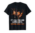 Fun Games Until Someone Loses Nut Gag Gift T-Shirt - Trendy Graphic Unisex - T-Shirt, Sweatshirt, Hoodie