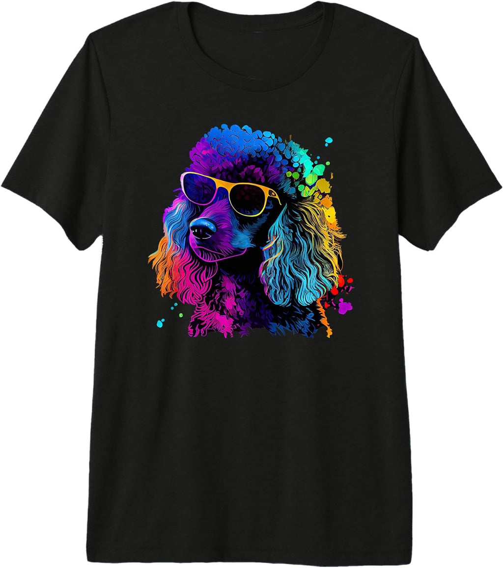 Poodle Pop Art Colorful Design Lovers Premium - Adult & Kids T-Shirts, Sweatshirts & Hoodies apparel design preview 1