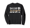 Soccer Aunt Leopard Aunt Soccer Sweatshirt - Streetwear Style Men Women - T-Shirt, Sweatshirt, Hoodie