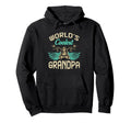 Worlds Coolest Grandpa Motorcycle Hoodie - Unique Graphic for Adults - T-Shirt, Sweatshirt, Hoodie