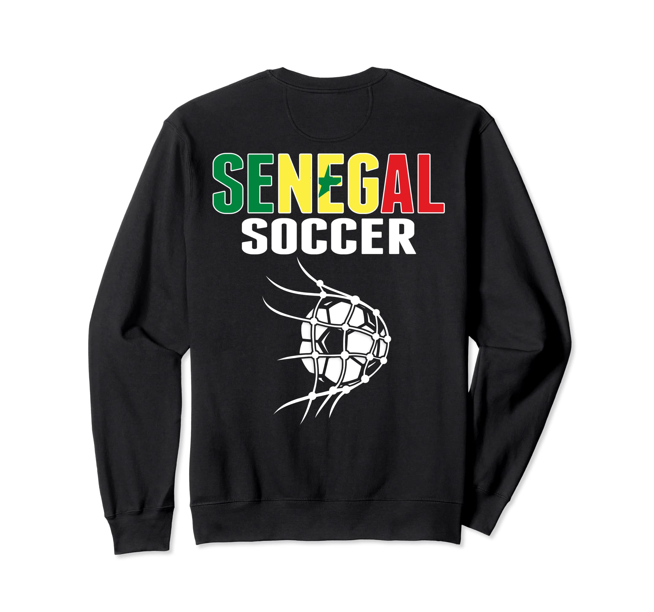 Senegal Soccer Ball Net Senegalese Sweatshirt - Novelty Apparel Unisex - T-Shirt, Sweatshirt, Hoodie