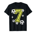 7Th Birthday Number 7 Soccer Fan Or T-Shirt - Aesthetic Graphic for Adults - T-Shirt, Sweatshirt, Hoodie