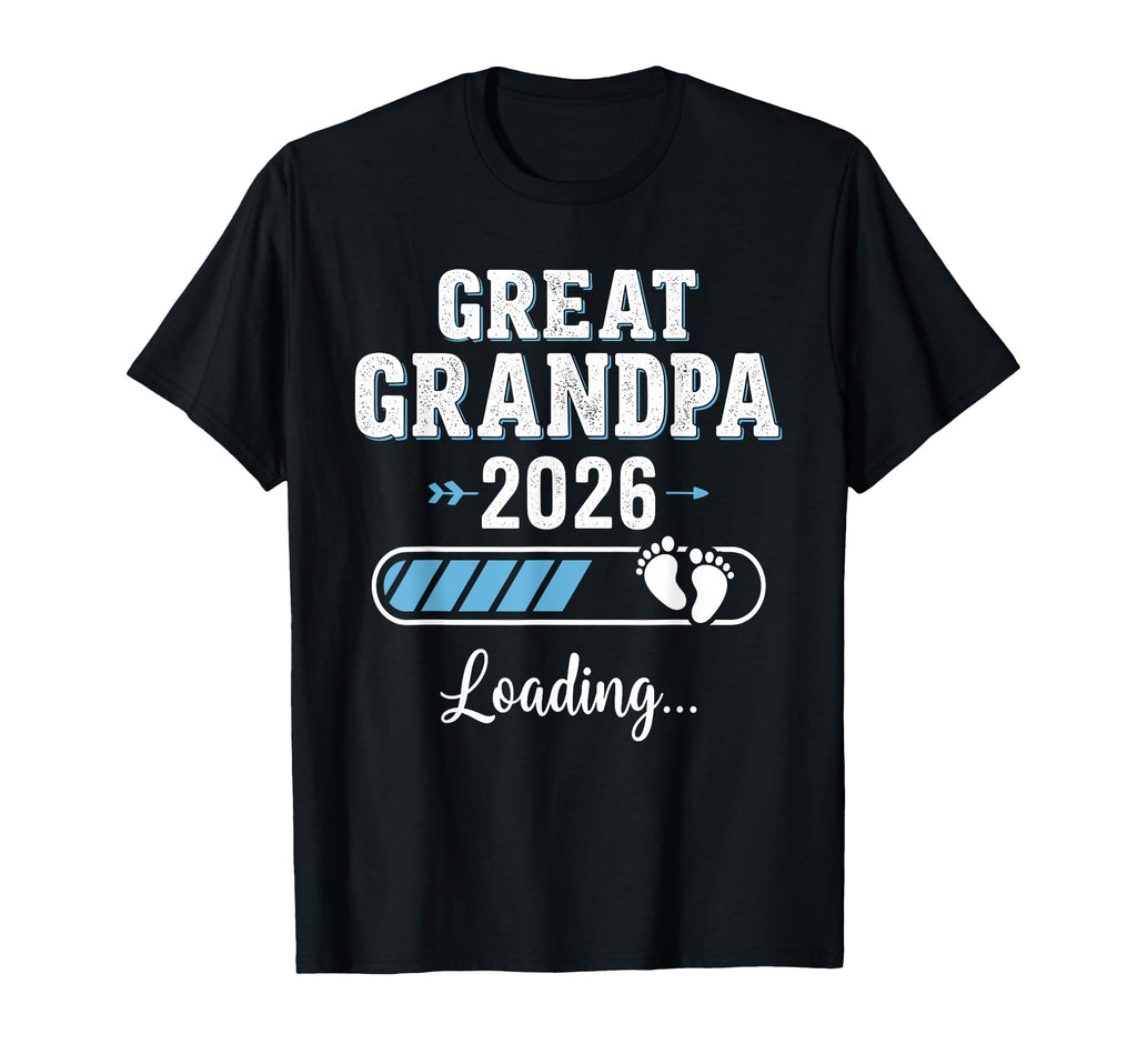 Great Grandpa 2026 Loading T-Shirt - Aesthetic Graphic for Adults - T-Shirt, Sweatshirt, Hoodie