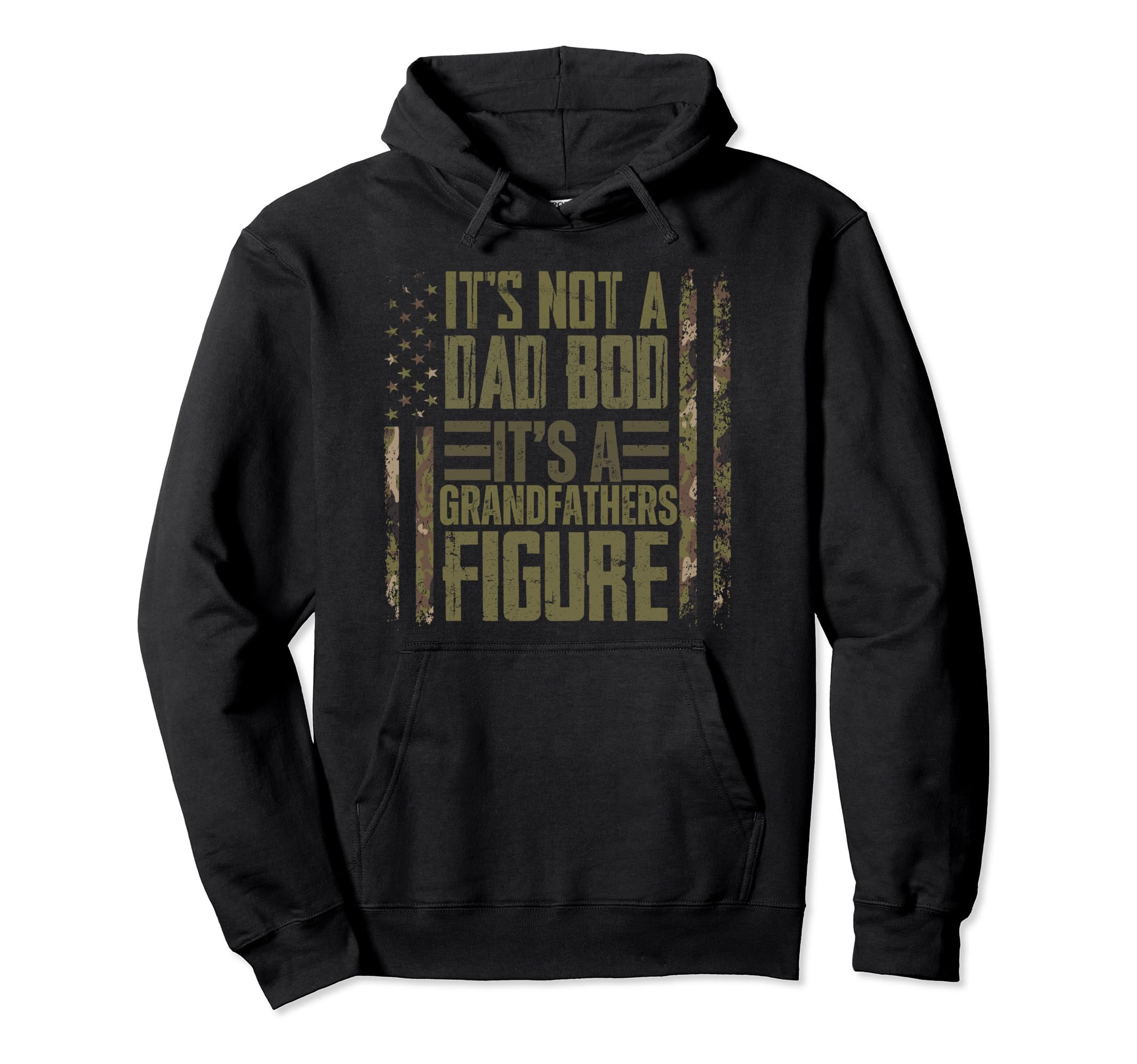 Fathers Day Grandpa Its Not Dad Bod Hoodie - Custom Art Print Unisex - T-Shirt, Sweatshirt, Hoodie